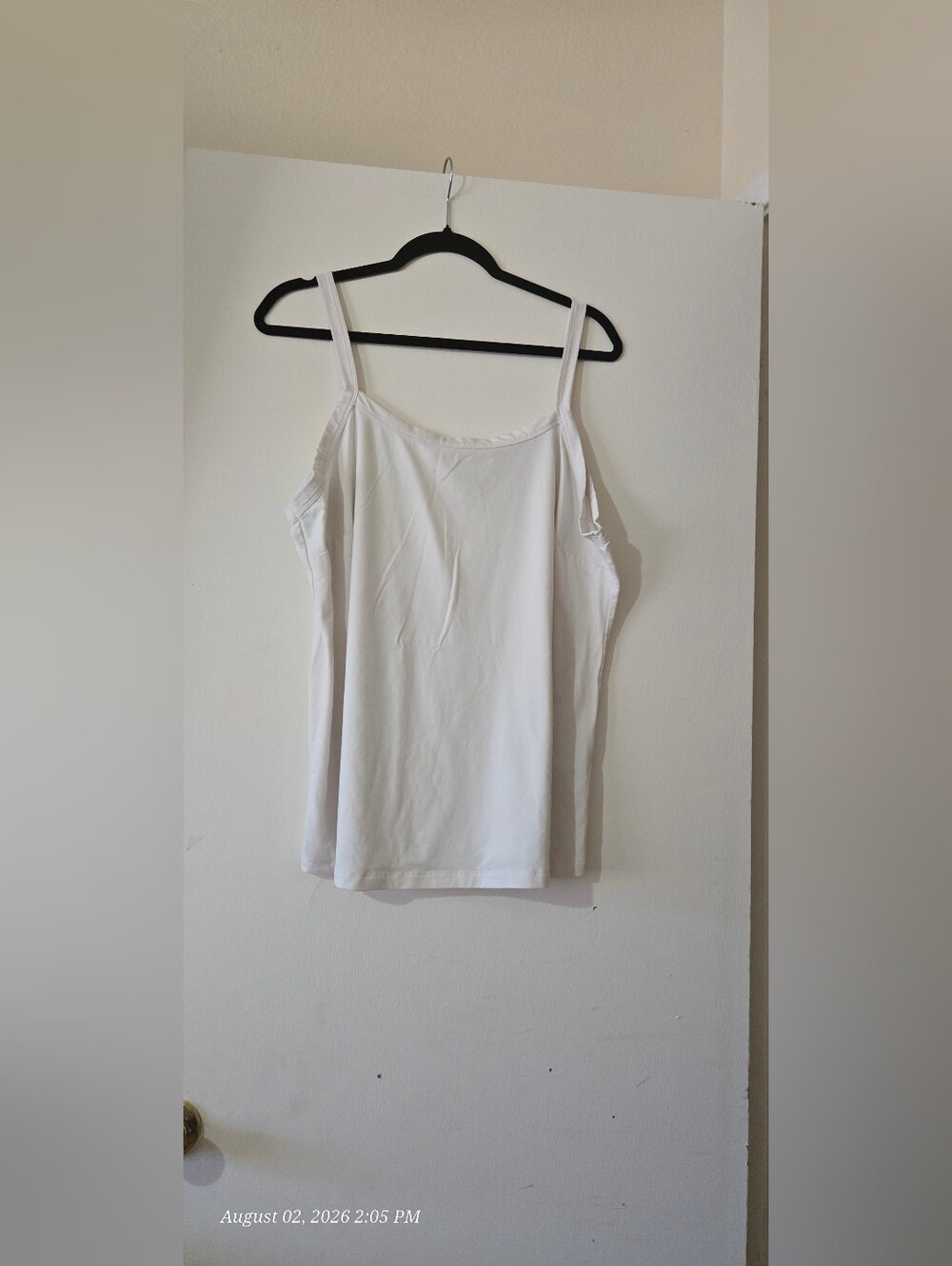 LuLaRoe Off White Spaghetti Strap Tank Top